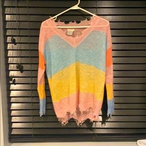 Long sleeve light sweater